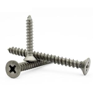 metric TA2 titanium cross countersunk head tapping screw 