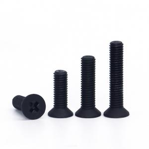 metric nylon black cross countersunk head blot 