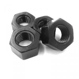 metric nylon black hexagon nut 