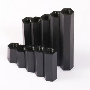 metric nylon black hexagon coupling nut 