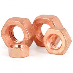 metric pure copper hexagon nut 