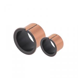 bronze oil free self-lubricating flange flared bearing sleeve 