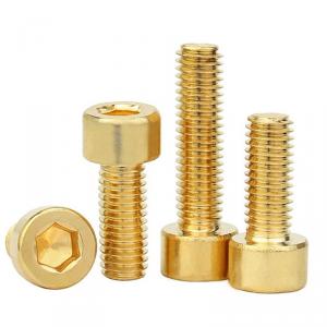 metric yellow brass cylindrical head hexagon socket blot 