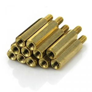 metric yellow brass Male-Female hexagon thread adapter standoff 