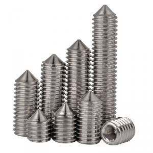 metric SS316 stainless steel hexagon socket headless tip end set screw blot 