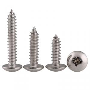 metric SS304 stainless steel cross truss head tapping screw 