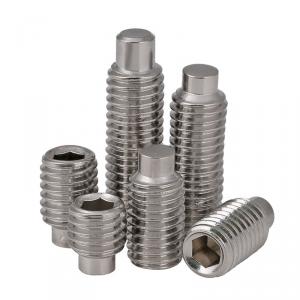 metric SS304 stainless steel hexagon socket headless convex end set screw blot 