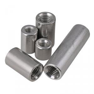 metric SS304 stainless steel cylindrical coupling nut 