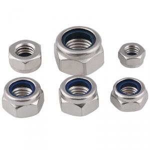 metric SS316 stainless steel hexagon lock nut 