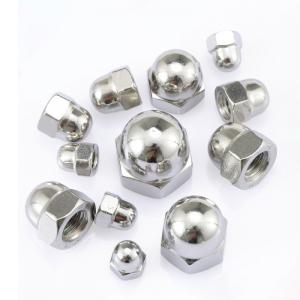 metric SS304 stainless steel left hand hexagon cap nut 