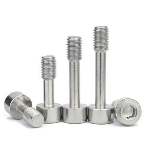 metric SS304 stainless steel partially threaded cylindrical head hexagon socket waisted shank blot 