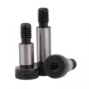 metric black ISO Class 12.9 strength partially threaded thumb cylindrical head hexagon socket shoulder blot 