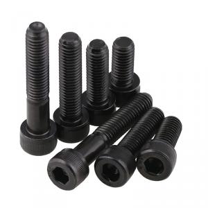 metric black ISO Class 12.9 strength partially threaded thumb cylindrical head hexagon socket blot 