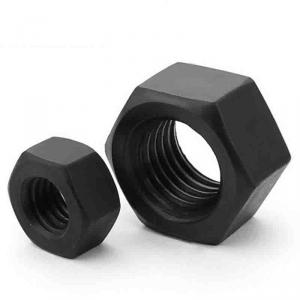 metric black hexagon nut ISO Class 8.8 strength 