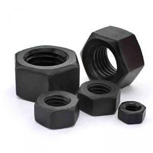 metric black hexagon nut ISO Class 8.8 strength 