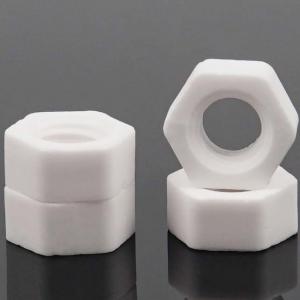 metric Al2O3 alumina whiteware ceramic hexagon nut 